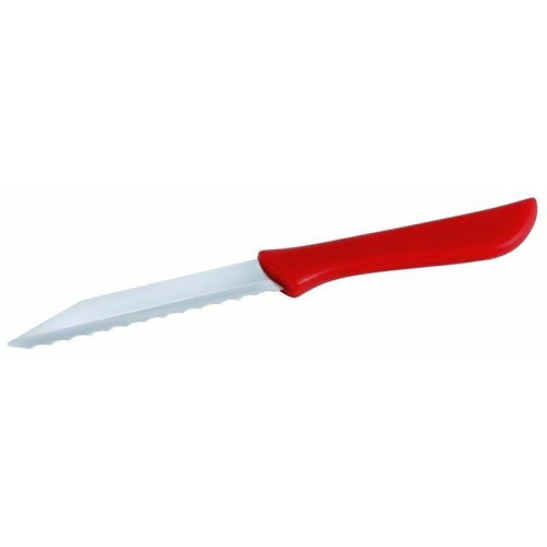 Contacto Küchenmesser, roter Griff, gezahnt