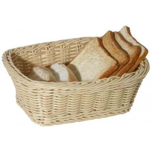 Contacto Polyrattan-Korb, rechteckig