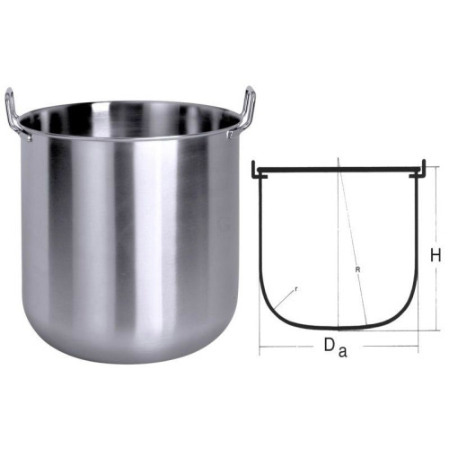 Contacto Schlagmaschinenkessel, 40 l