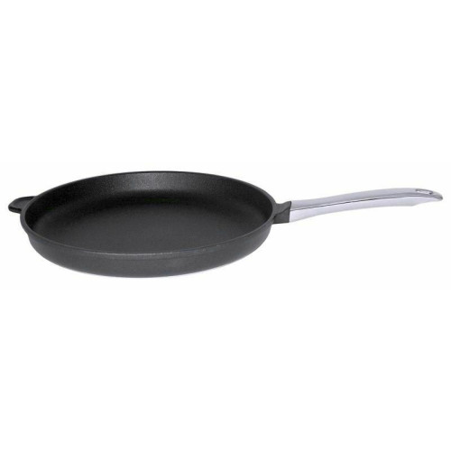 Contacto Aluminiumguss-Pfanne, flache Form, 200 mm
