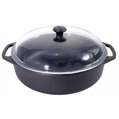 Contacto Eisenguss-Bräter, rund, 5,5 l