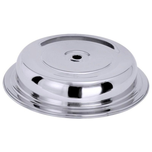 Contacto Tellerglocke, Edelstahl, klassische Form, 312 mm