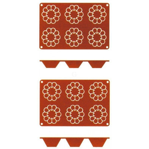 Contacto Silikon-Backmatte, Briochette, klein