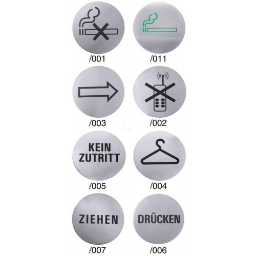Contacto Türsymbol, DRÜCKEN