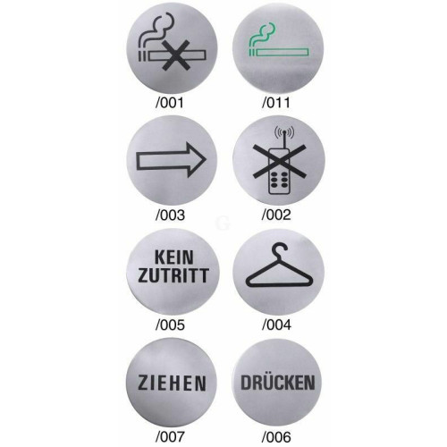 Contacto Türsymbol, NICHTRAUCHER