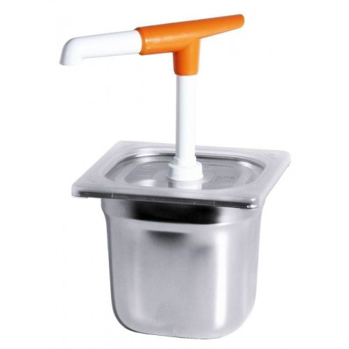 Contacto Ersatzdeckel mit Loch zur Pumpeninstallation auf Saucendispenser GN 1/6