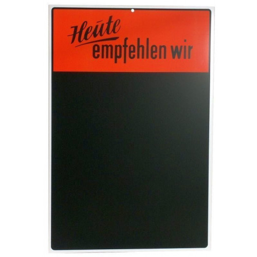 Contacto Preistafel, WIR EMPFEHLEN, liniert