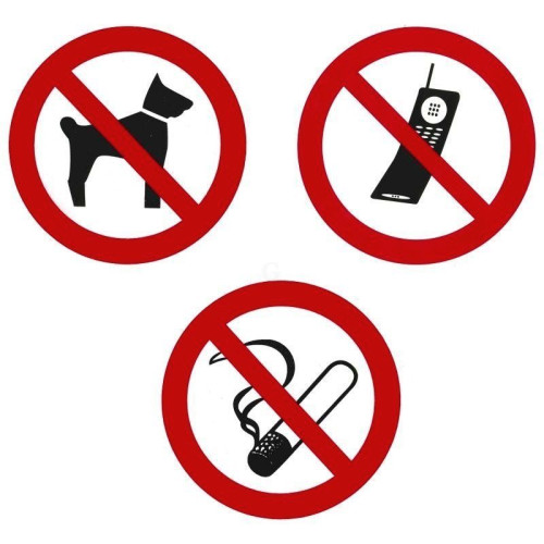 Contacto Schild, RAUCHEN VERBOTEN, 100 mm