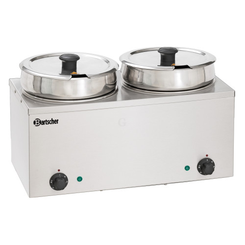 Bartscher Bain Marie Hotpot 2x Topf 65 L