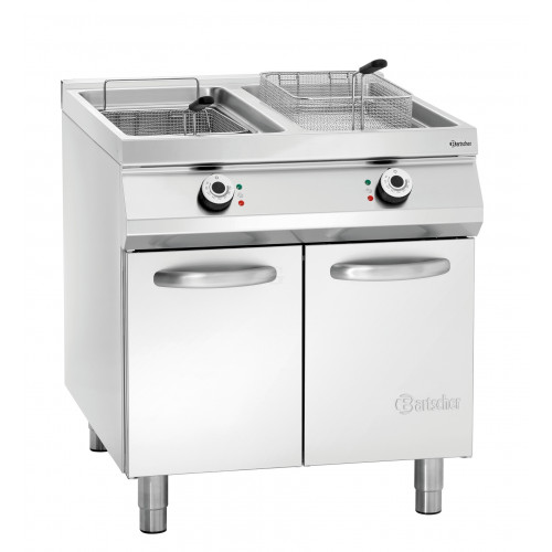 Bartscher Elektro-Standfritteuse 2 Becken