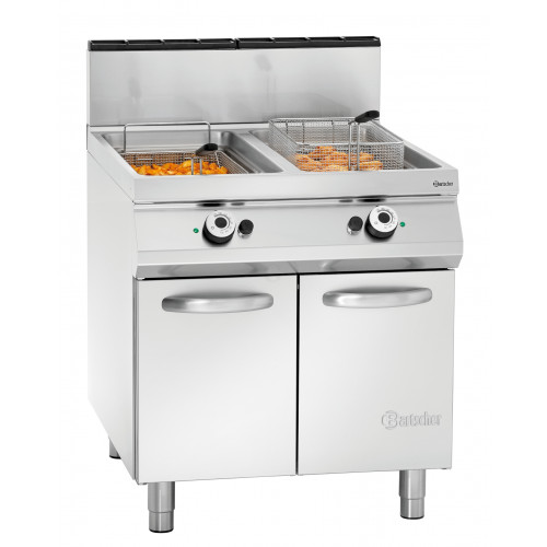 Bartscher Gas-Standfritteuse 2 Becken