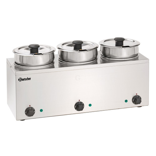Bartscher Bain Marie Hotpot 3 x Topf 35 L