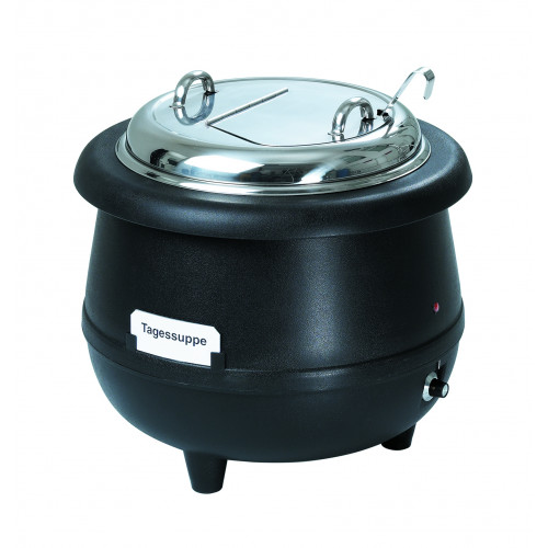 Bartscher Suppentopf Gourmet 10L schwarz