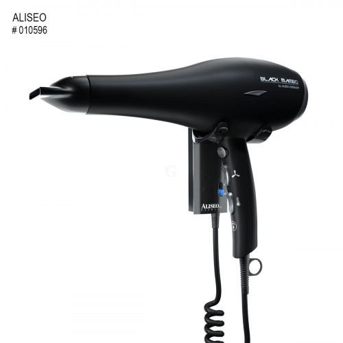 Aliseo Haartrockner BLACK MAMBO 1875 Gabel-Wandhalterung HANG-UP