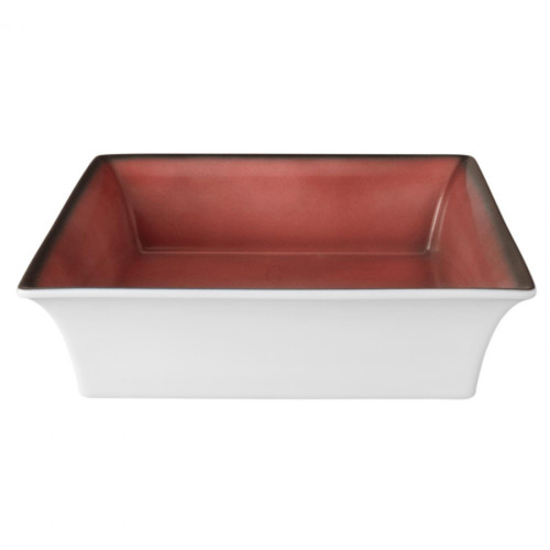 Bowl 5140 25x25x7 cm, ziegelrot