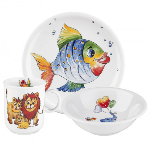 Seltmann Weiden Compact Bunte Tiere Kinder-Set 3-teilig