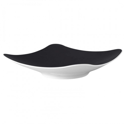 Seltmann Weiden COUP Fine Dining Fashion Coupschale eckig 26x26 cm M5384, schwarz 