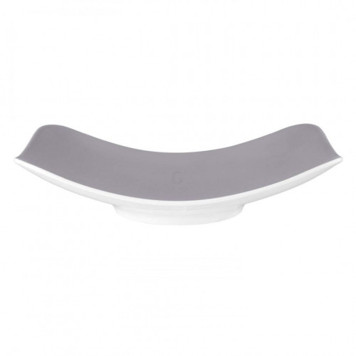 Seltmann Weiden COUP Fine Dining Fashion Coupschale rechteckig 25,5x18 cm M5386, grau