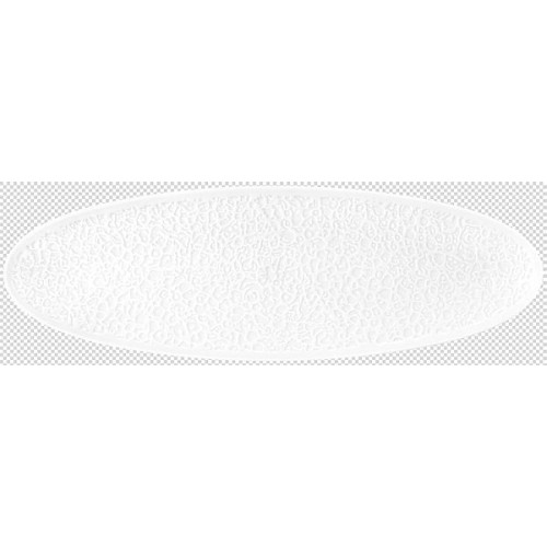 Seltmann Weiden NORI Coupplatte oval 44 x 14 cm Vollrelief, weiß