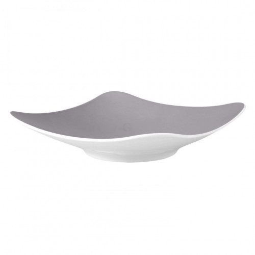 Seltmann Weiden COUP Fine Dining Fashion Coupschale eckig 26x26 cm M5384, grau 