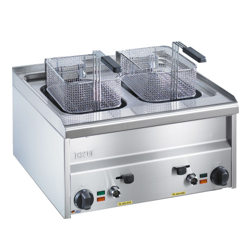 EKU Snackline Gas-Doppelfritteuse FRE-60-G