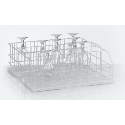 Winterhalter Gläserkorb Drahtgitter Größe L 4 Reihen Höhe 165/185 mm