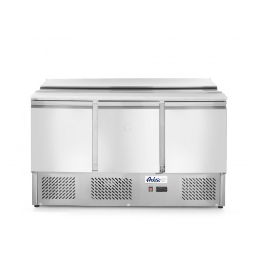 Hendi Saladette, dreitürig 380 L, -2/8˚C, 230V/310W, R600a, 1365x700x(H)888mm