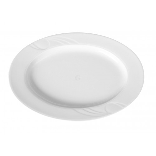 Hendi Platte, oval, 340x235mm
