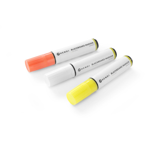Hendi Kreidemarker 15 mm, Marker 3x weiß