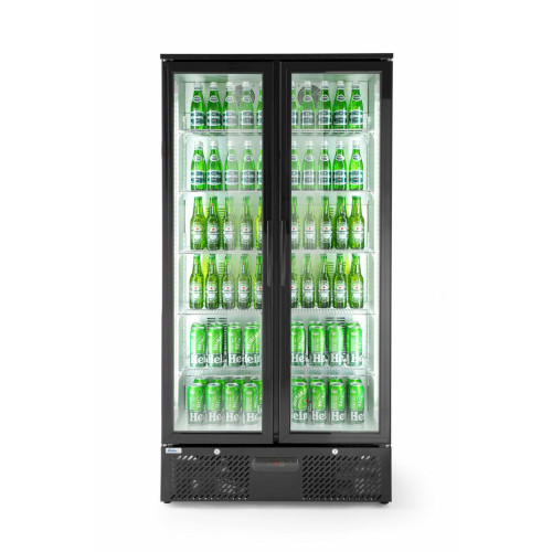 Hendi Bar Kühlschrank, zweitürig 448 L, 2 / 10 ˚C, 220 - 240 V / 0,3 kW, R600a, 900 x 515 x (H) 1820 mm