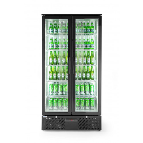 Hendi Bar Kühlschrank, zweitürig 448 L, 2/10˚C, 220-240V/300W, R600a, 900x515x(H)1820mm