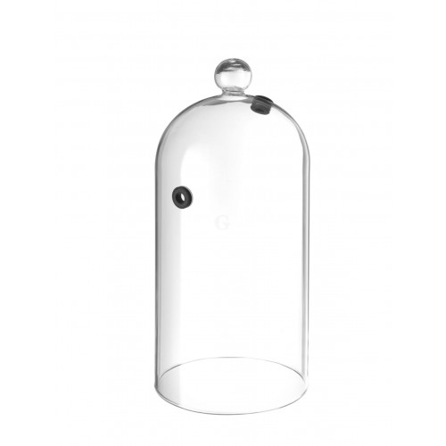 Hendi Glasglosche mit Lüftungsöffnung, Servierglosche, ø260x(H)174mm