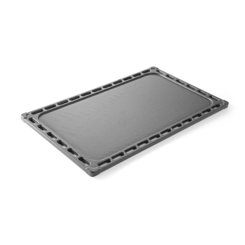Hendi Gusseisen-Grillplatte, GN 1/1, GN 1/1, 325x530mm