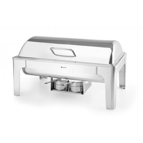 Hendi Chafing Dish GN 1/1, Spiegelglanz, Profi Line, 9L, 570x405x(H)320mm
