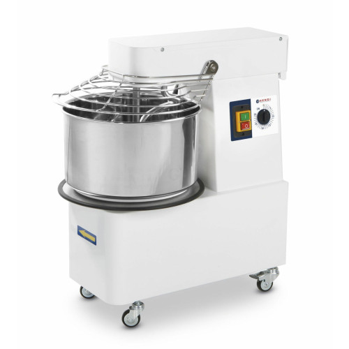 Hendi Spiralteigmaschine mit fixierter Schüssel - 10 L, 35 kg/h, 230 V / 0,37 kW, 290 x 590 x (H) 580 mm
