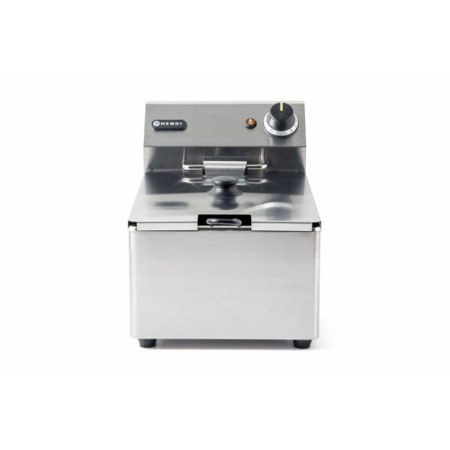 Hendi Fritteuse Kitchen Line - 6 L, 50 / 190˚C, 230 V / 3,3 kW, 265 x 430 x (H) 290 mm