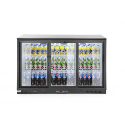 Hendi Bar Kühlschrank mit Schiebetüren 303 L, 2/10˚C, 220-240V/215W, R600a, 1335x500x(H)900mm