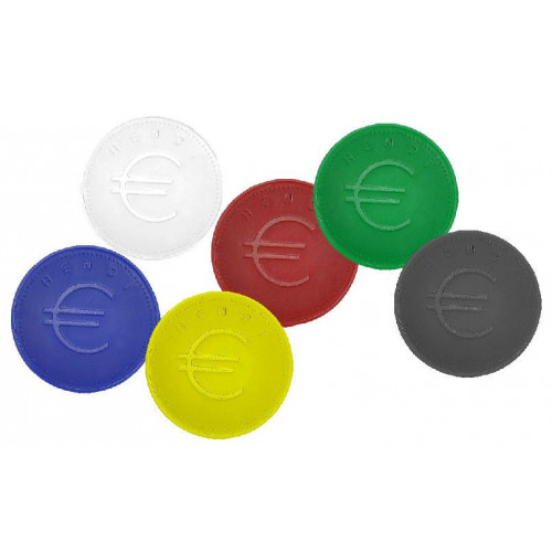 Hendi Pfandmünzen - 100 Stk, Gelb, ø25mm