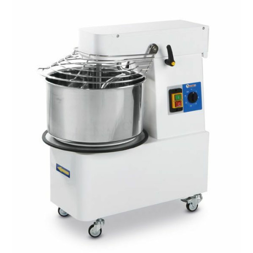 Hendi Spiralteigmaschine mit abnehmbarer Schüssel - 32 L, 88 kg/h, 32 L, 400 V / 1,1 kW, 435 x 750 x (H) 810 mm