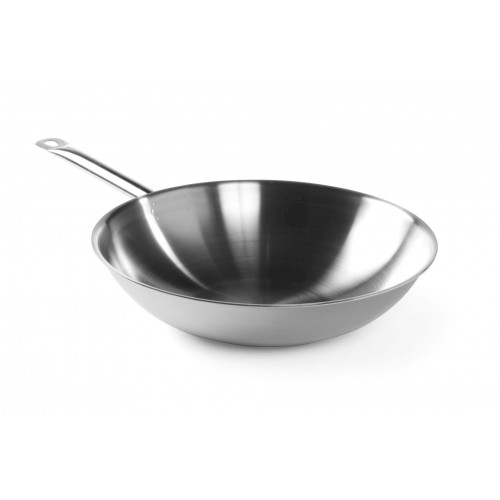 Hendi Wokpfanne, 3-Schichten - ohne Deckel, ø360x(H)90mm