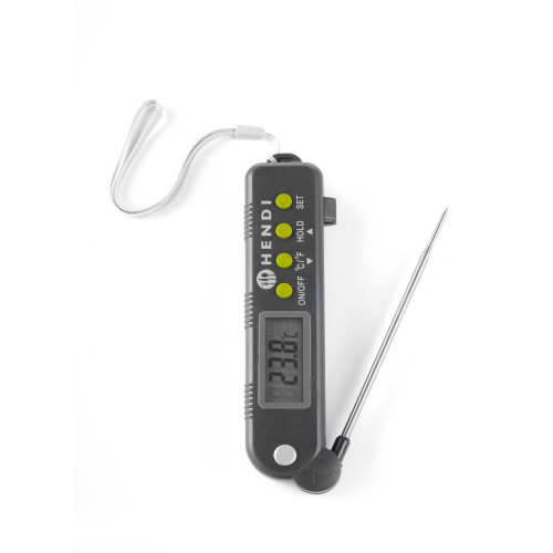 Hendi Thermometer mit einklappbarer Sonde, -50 / 300˚C, 160 x 40 x (H )25 mm