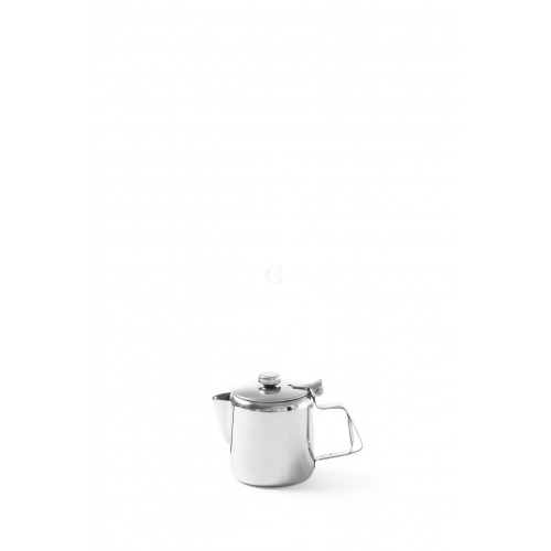 Hendi Kaffee-/Teekanne mit Klappdeckel, 0,6L, ø97x(H)142mm