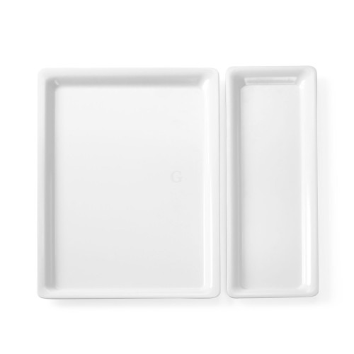 Hendi Gastronorm-Platte mit schmalem Rand, GN 1/2, GN 1/2, 325x265x(H)20mm