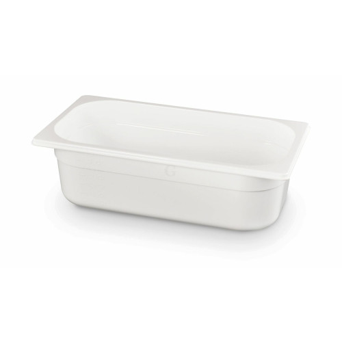 Hendi Gastronorm Behälter 1/3, GN 1/3, 4 L, Weiß, 325 x 176 x (H) 100 mm
