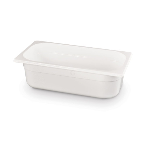 Hendi Gastronorm Behälter 1/3, GN 1/3, 5,7 L, Weiß, 325 x 176 x (H) 150 mm