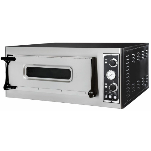 Hendi Pizza Ofen Basic 4, 1 Kammer, 45 / 455 ˚C, 400 V / 4,7 kW, 975 x 814 x (H) 413 mm