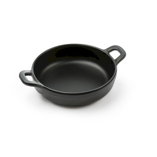 Hendi Miniatur-Pfannen aus Melamin, rund, 150 x 115 x (H) 37 mm