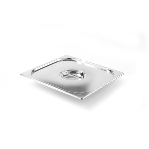 Hendi Gastronorm-Deckel mit Löffelaussparung, Kitchen Line, GN 2/3, 354 x 325 mm