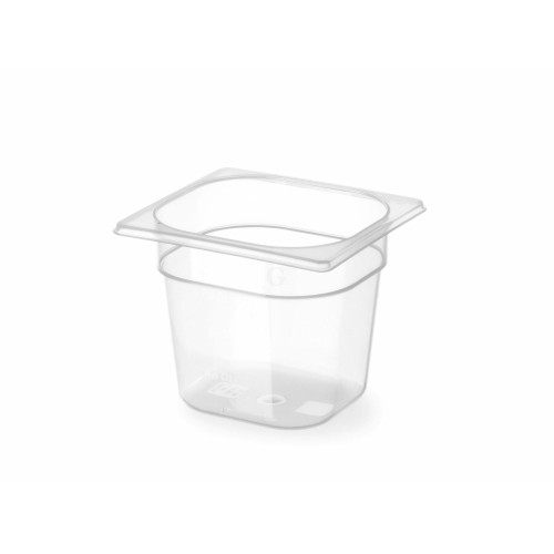 Hendi Gastronorm Behälter 1/6, GN 1/6, 3,4 L, Transparent, 176 x 162 x (H) 200 mm