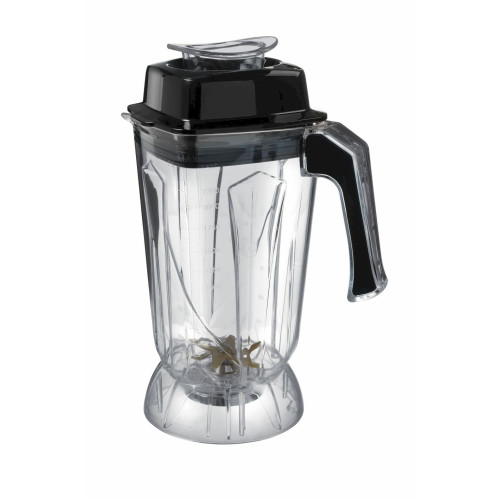 Hendi Behälter für Mixer mit titanbeschichteter Klinge, 200 x 170 x (H) 360 mm